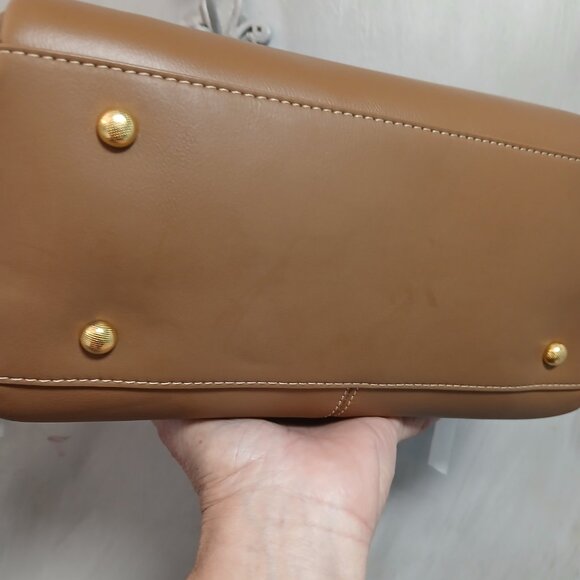 Tan Leather Dream Satchel - Picture 3 of 12